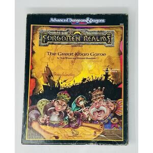 Advanced Dungeons & Dragons Forgotten Realms The Great Khan Game 1989 AD&D 1044